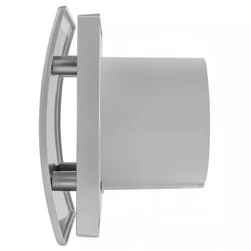 Cata UC-10 Silentis Hygro szürke ventilátor utószellőztető és páraérzékelő funkcióval, fordulatszám állítási lehetőséggel, dekoratív előlappal, pillangószeleppel