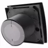 Cata UC-10 Silentis Hygro fekete ventilátor utószellőztető és páraérzékelő funkcióval, fordulatszám állítási lehetőséggel, dekoratív előlappal, pillangószeleppel