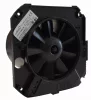 Cata UC-10 STD fekete ventilátor, pillangószeleppel