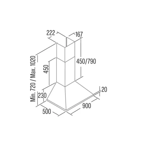 Cata - Páraelszívó Omega 900 fekete BK/M