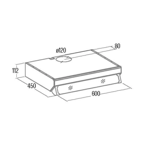 Cata - Páraelszívó FK-6000 X SLIM inox
