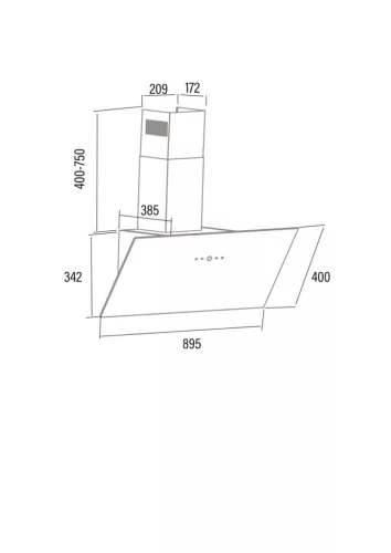 Cata - Páraelszívó LENA 900 XGBK fekete