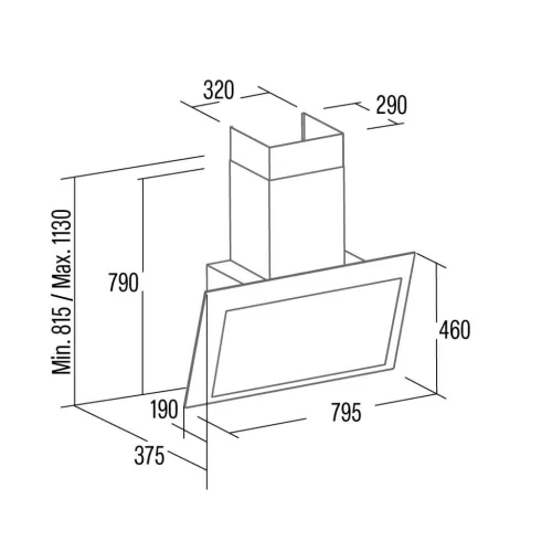 Cata - Páraelszívó Thalassa EVO 800 GBK fekete