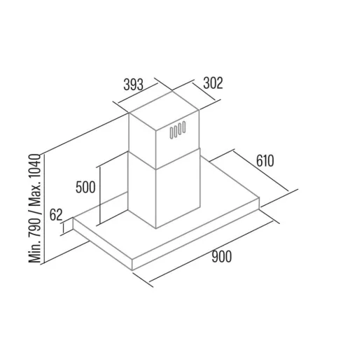 Cata - Páraelszívó ISLA SYGMA 900 X/E