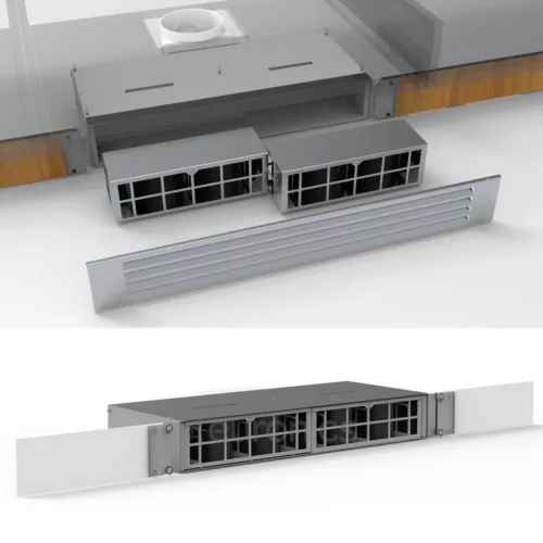 CATA - Páraelszívó aktívszén szűrőkészlet pultba épített indukciós kerámialapos elszívókhoz