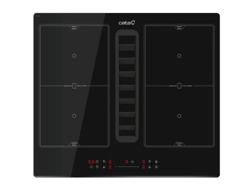 CATA - IAS-6024 FLOW-IN indukciós főzőlap beépített elszívóval + CATA Edényszett PROFESSIONAL
