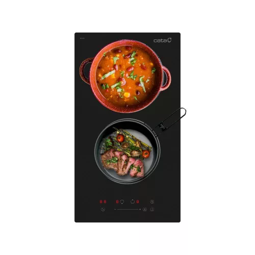 CATA - Beépíthető domino indukciós főzőlap ISB-3102 BK/A