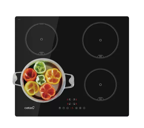 CATA - Beépíthető indukciós főzőlap IB-6324E2 BK Hob to Hood