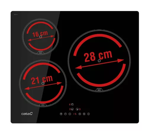 CATA - Beépíthető indukciós főzőlap IB-6303 E2 BK fekete