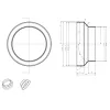 Elica - Hengeres szűkítő ø150 - ø120 mm