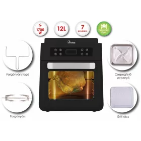   ARDES 1KP12000 12 literes Air Fryer forrólevegős sütő, olajsütő