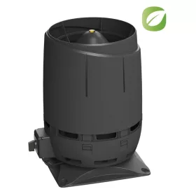   VILPE - Tetőventilátor + installációs szett FLOW EC125S 300x300-as fekete