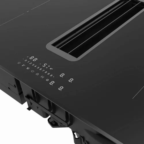 NODOR - NorCoock IS-N7426 BK FLOW-IN indukciós főzőlap beépített elszívóval