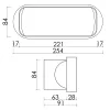AIRA - Légtechnikai elem adapter Quadro sorozathoz
