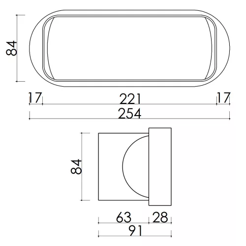 AIRA - Légtechnikai elem adapter Quadro sorozathoz