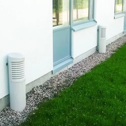 VILPE® 125/135 Ross pinceszellőző rendszer, világosszürke