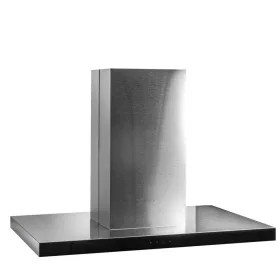   DAVOLINE - Páraelszívó SQUARE sziget 90 cm fekete üveg előlappal