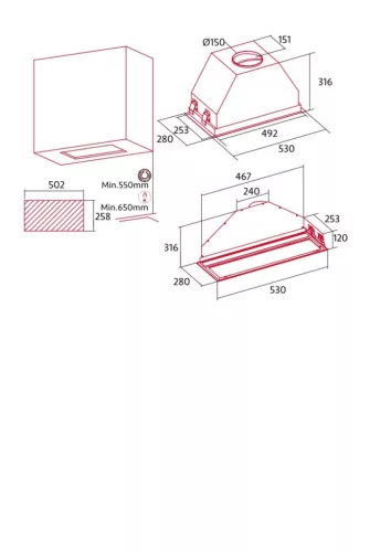 NODOR - Páraelszívó NorBreeze ECLIPSE 60 BK