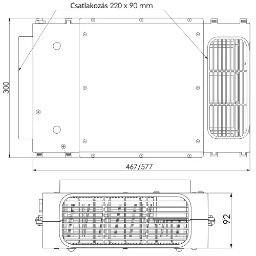 AIRA - Plazma szűrő páraelszívókhoz QUADRO L 750 