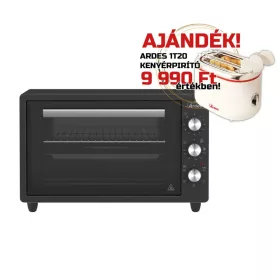   ARDES AR371 37 literes légkeveréses elektromos mini sütő ajándék ARDES 1T20 kenyérpirítóval