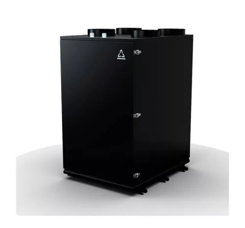HOLTOP/AIRWOODS AV-HTPF35EI32 központi hővisszanyerős szellőztető beépített hűtő-fűtő funkcióval, entalpia hőcserélővel, LCD-s vezérléssel, WiFi-vel