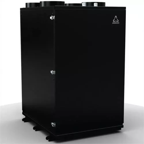 HOLTOP/AIRWOODS AV-HTPF35EI32 központi hővisszanyerős szellőztető beépített hűtő-fűtő funkcióval, entalpia hőcserélővel, LCD-s vezérléssel, WiFi-vel