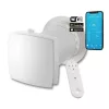 HOLTOP/AIRWOODS AV-TTW6-W Pro ISO egyhelyiséges hővisszanyerős szellőztető, automata zsaluval, WiFi csatlakozással, kültéri hangcsillapító elemmel