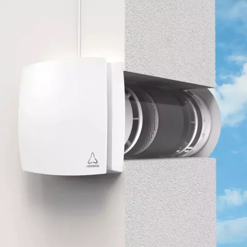 HOLTOP/AIRWOODS AV-TTW6-W egyhelyiséges hővisszanyerős szellőztető automata zsaluval, WiFi csatlakozással