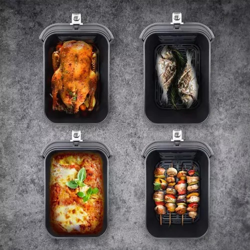 ARDES ARFRYA08LVW 8 literes Air Fryer forrólevegős sütő ajándék ARDES 1T20 kenyérpirítóval