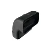 Elica - Lapos csatorna sarok - függőleges fekete 227x94 mm