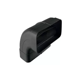 Elica - Lapos csatorna sarok - függőleges fekete 227x94 mm