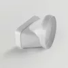 Elica - Cső-lapos csatorna átalakító ø150 - 227X94 mm