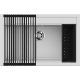  ELLECI - Gránit mosogatótálca Best 130 Workstation Szett G68 - Kifutó termék!