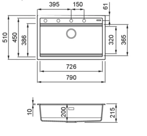 ELLECI - Mosogatótálca Best 130 Workstation K88 Cloud