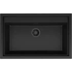   ELLECI - Mosogatótálca Sintesi 130 K86 Black fekete tartozékokkal