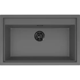   ELLECI - Mosogatótálca Sintesi 130 K99 Concrete fekete tartozékokkal