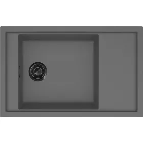   ELLECI - Mosogatótálca Sintesi 305 K99 Concrete fekete tartozékokkal