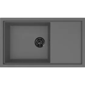   ELLECI - Mosogatótálca Sintesi 410 K99 Concrete fekete tartozékokkal