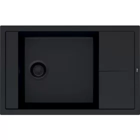   ELLECI - Mosogatótálca Unico 305 K86 Black fekete tartozékokkal