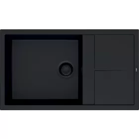   ELLECI - Mosogatótálca Unico 410 K86 Black fekete tartozékokkal