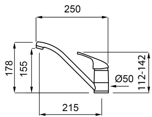 ELLECI - Csaptelep Minerva G59 antracite