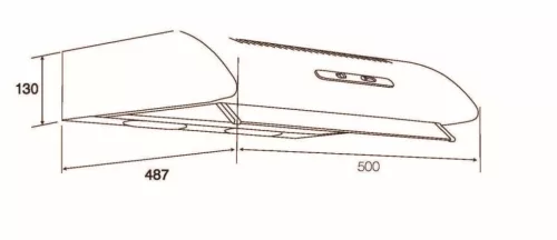 Davoline - Páraelszívó Olympia 250 1M/1 WH 50 cm fehér - A készlet erejéig rendelhető!