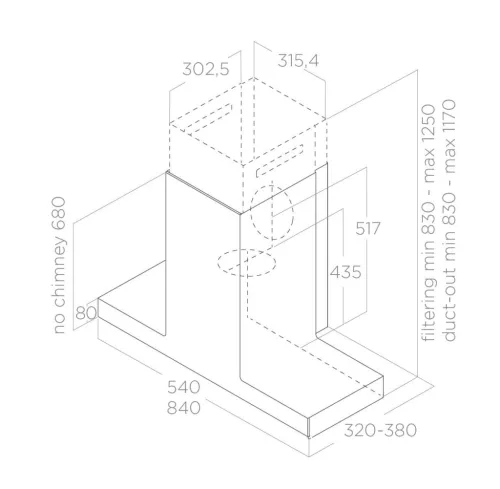 Elica - Páraelszívó HAIKU DRY @ BLRO/A/90