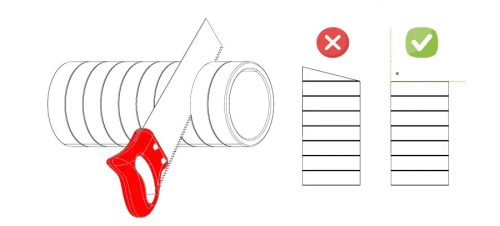 S-EPS cső 1 méteres 125 mm