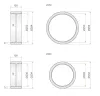 EPS PE-FLEX BB karmantyú, átmérő 250 mm / 284 mm 