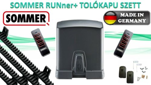 SOMMER Runner+ úszókapu, tolókapu kapunyitó szett