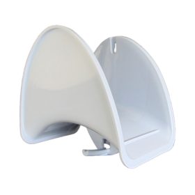 Fehér gégecsőtartó falra szerelhető központi porszívó