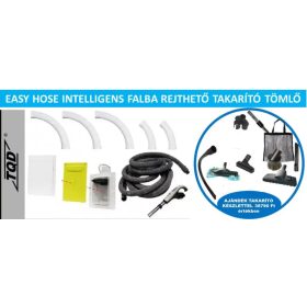 Intelligens központi porszívó takarítótömlő, falba rejthető 9 méter