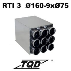 Három soros gyors csatlakozókkal szigetelt szellőztető, légtechnika elosztó