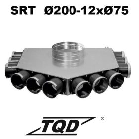 Elosztó doboz 12 gyors csatlakozóval 4 oldalról szellőztető, légtechnika